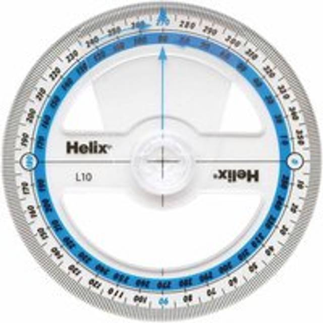 Helix Angle Measure 360 Degree, Blue