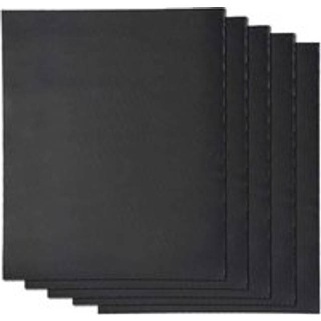 Set of 5 barbecue mats 50x40 cm non-stick reusable, suitable for oven, gas, electric barbecue, charcoal, microwave