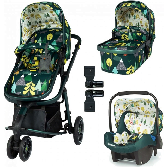 Cosatto Giggle 3 + FREE Port 0+ Car Seat & Adaptors - Into The Wild