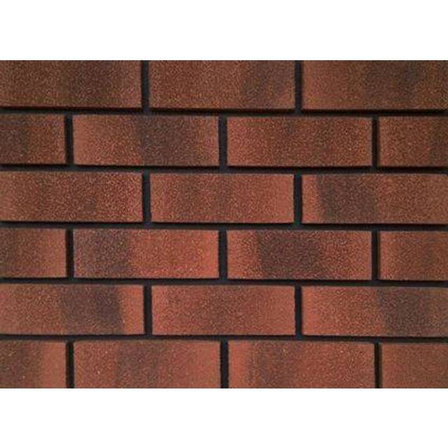Midland Brick Normanton Damson Pinhole Facing Brick 73mm | Pack of 340 - Red