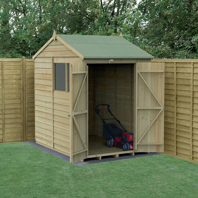 4LIFE Reverse Apex Shed 5x7 - Installation Included / Without Base / 2