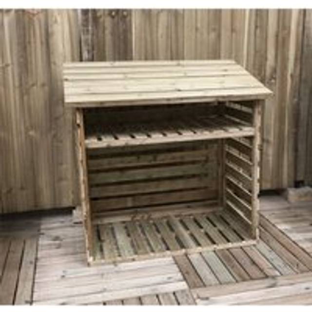 Marlborough - 5 x 2 Pressure Treated Tongue And Groove Small Log Store (5' x 2' / 5ft x 2ft)