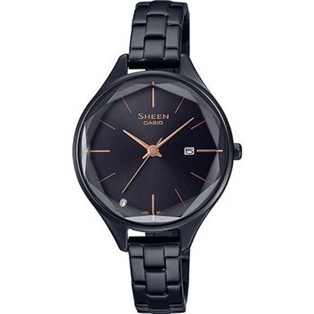 Casio Sheen Minimalistic Business Analog Watch 'Black Gold' SHE-4062BD-1AUPR-PERSON - Free