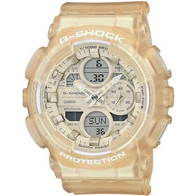 CASIO G-Shock Analog-Digital 'Cream Yellow' - cream yellow - Free