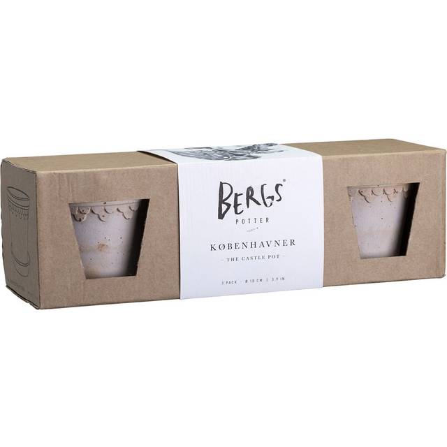 Bergs Potter Köpenhamn kruka Ø10 cm 3-pack Rosa