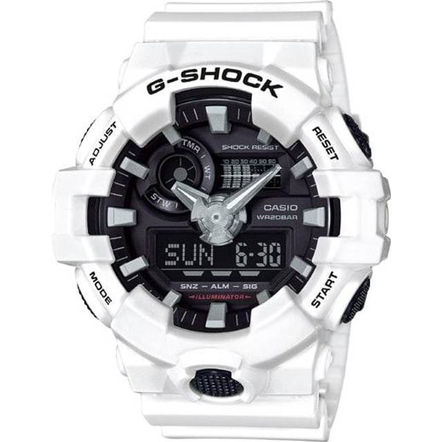 CASIO G-SHOCK GA-700-7AJF [Analog/ Digital Combination Model White] Round Watch White