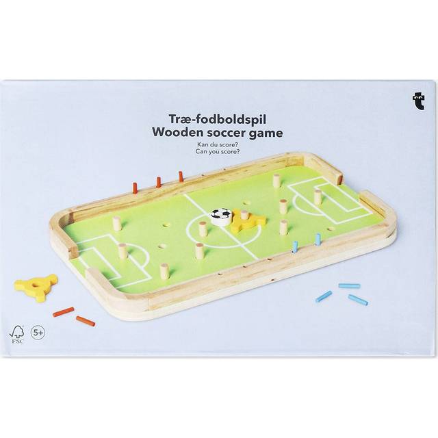 Wooden mini soccer game