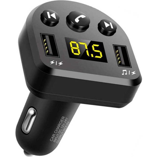 Bluetooth FM Transmitter Car Kit Wireless Modulator Handsfree USB Flash Drive MP3 Player 2 Ports USB Car Charger
