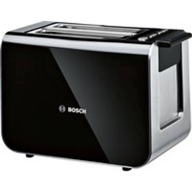 BOSCH Styline TAT8613GB 2-Slice Toaster – Black, Black