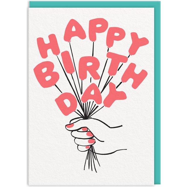 Balloons Happy Birthday Card