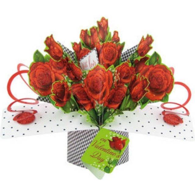 Second Nature Pop Ups VPOP036A Valentine's Day Pop Ups Card