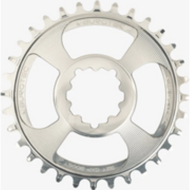 Burgtec GXP Boost 3mm Offset Thick Thin Chainring 34T Silver
