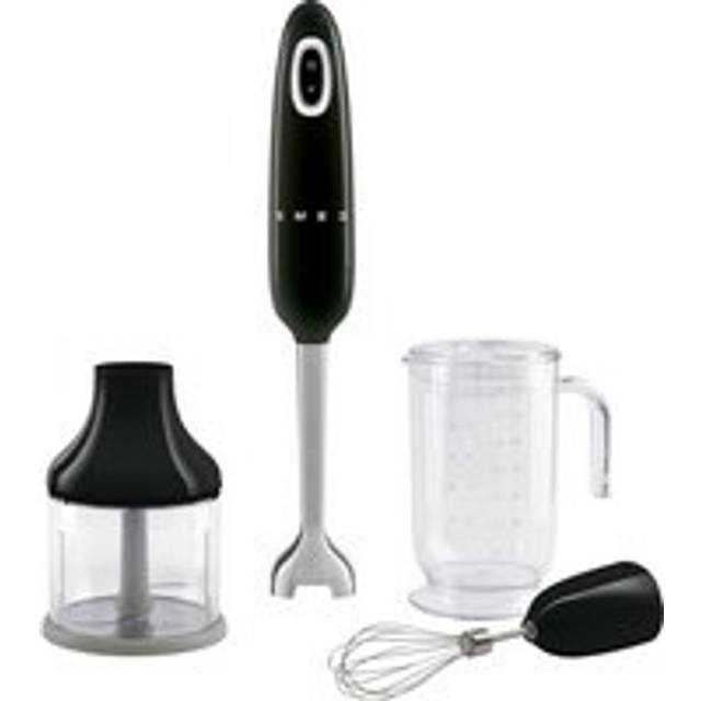 Smeg HBF03BLUK Black 3-in-1 Hand Blender + Accessories