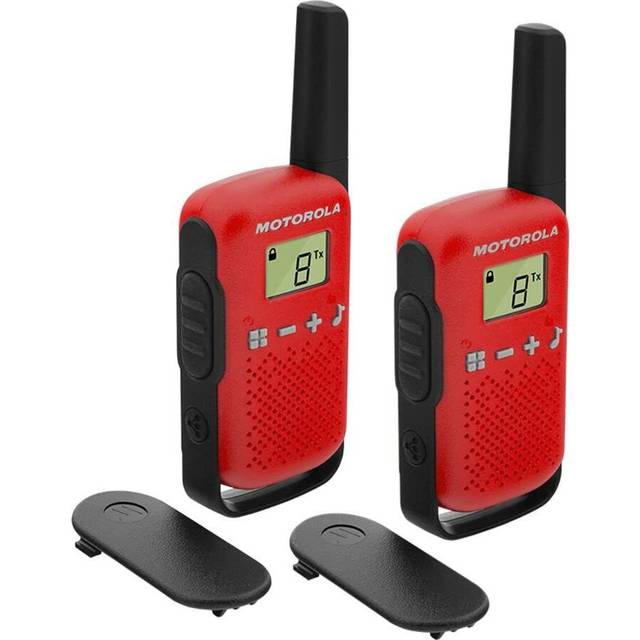 4km motorola tlkr t42 walkie talkie 2 two way pmr 446 compact radio twin set