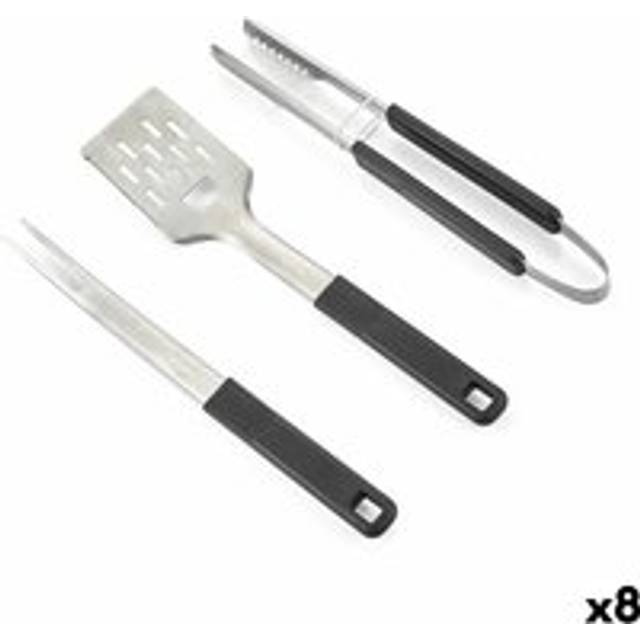 Barbecue Utensils Set Algon 3 Pieces (8 Units)