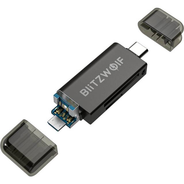 Type-C SD/TF Card Reader USB3.0 5Gbps High Speed Memory Card Reader for Smartphone Computer