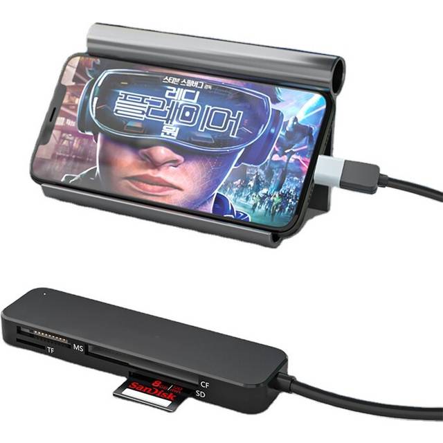 Multi Strip Type C SD TF Card Reader USB 3.0 4 IN 1 Mobile Phone Smart USB C PD Card Reader