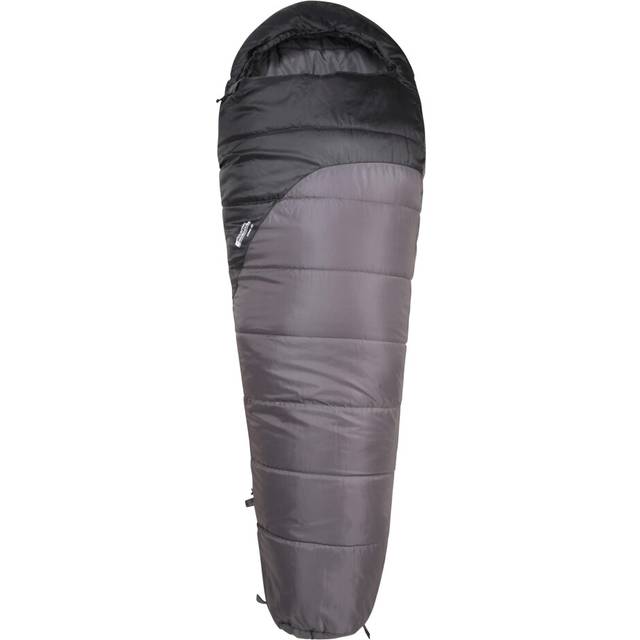 (200cm, Grey) Mountain Warehouse Summit 250 Left Zip Mummy Sleeping Bag