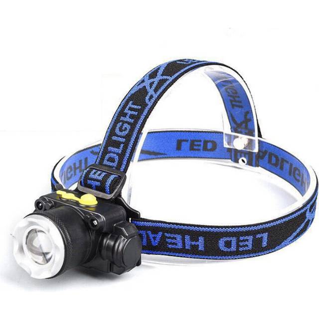 (EU Plug) LED Headlamp Sensing Induction Flashlight 160-200m 1200mAh 3 Modes Camping Hunting Floodlight Night Light US/EU Plug