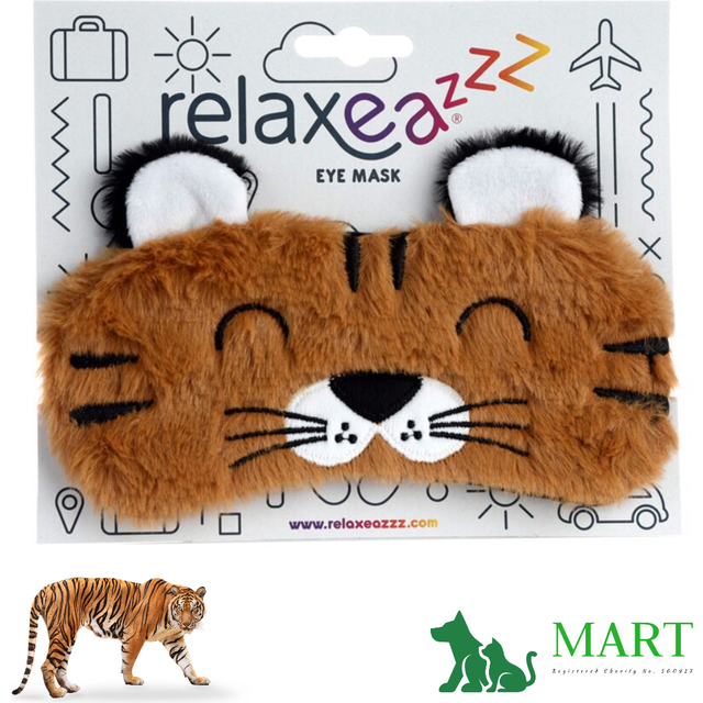 Plush Eye Mask - Fox - Orange