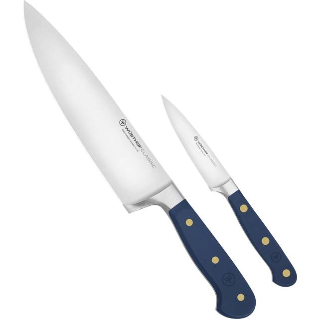 WÜSTHOF Classic Stainless Steel 20cm Chef's Knife & 9cm Paring Knife Starter Set, 2 Piece, Wild Blueberry