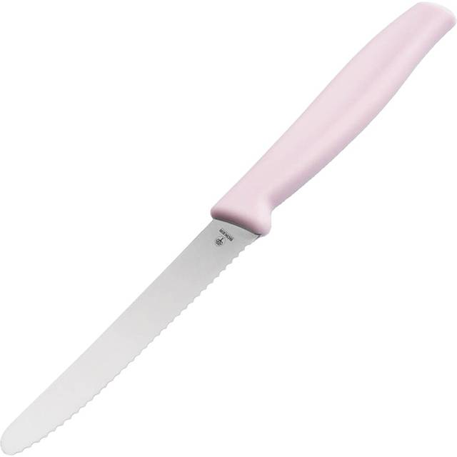 Boker Pink Kitchen Knife - Serrated with rounded tip