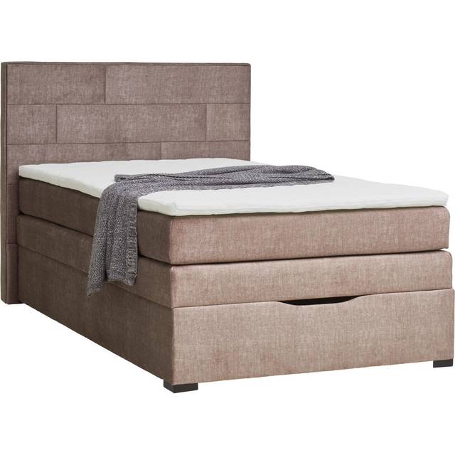 KONTINENTALSÄNG 120/200 cm i taupe