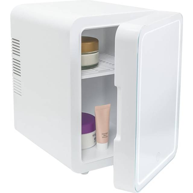 LED Mirror Mini Beauty Fridge - White - One Size - ValueLights