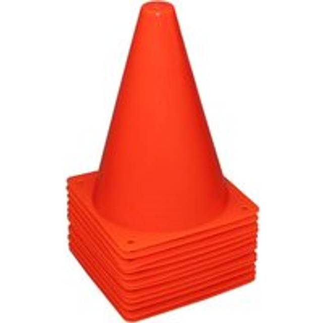 Ikodm - Plastic Traffic Cones Training Cones Set of 12 Agility Sports Cones Football Rugby Gym