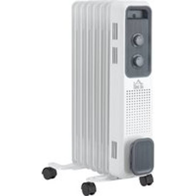 Oil Filled Radiator Seven Fin Portable Heater w/ Three Heat Settings