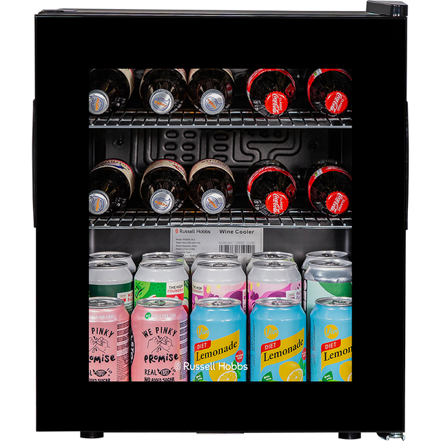 RUSSELL HOBBS RH46TTBC1241B Drinks Cooler - Black, Black