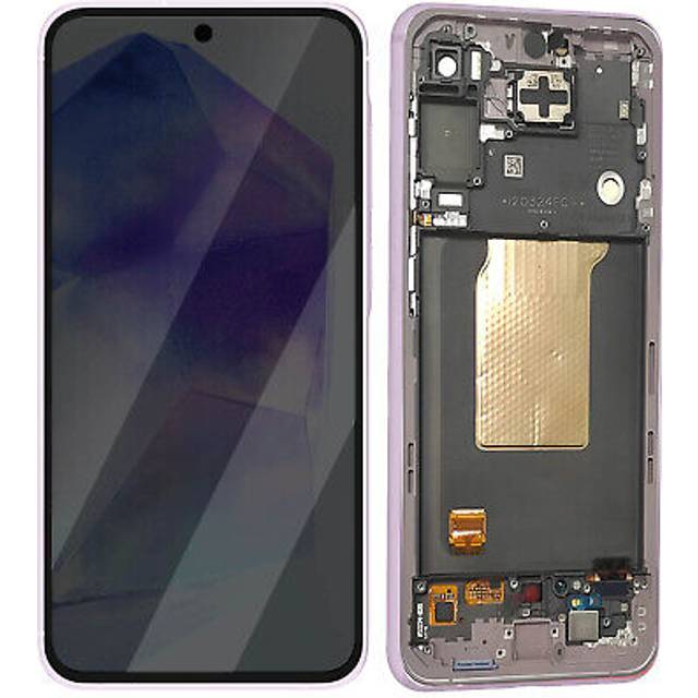 Samsung screen for samsung galaxy a55 lcd + touch panel + original frame