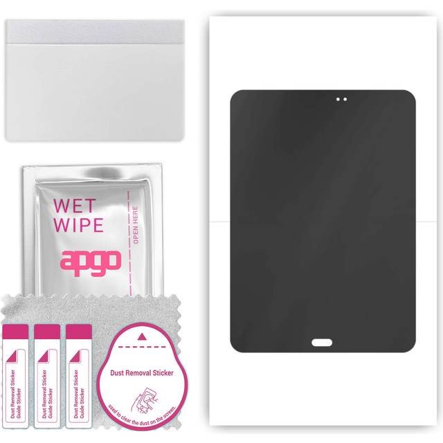 apgo Hydrogel Privacy Matte Screen Protector for Samsung Galaxy Tab S3 9.7, Anti Spy, Hydrogel Film, Flexible, Soft TPU with positioning layer easy in
