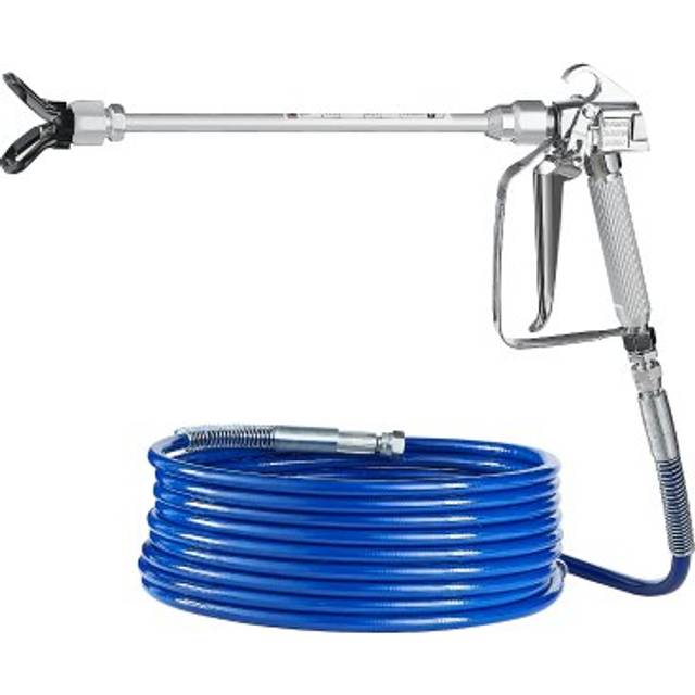 VEVOR Airless Paint Spray Gun and Hose Kit, 3600PSI High Pressure Paint Sprayer Hose Set with 5 Tips, 211, 315, 417, 517, 623, Swivel Joint Airless