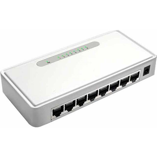8 port gigabit switch 1000Mbps Desktop Gigabit Switching Hub Shunt Fast speed Ethernet Network RJ45 Full or Half duplex Exchange
