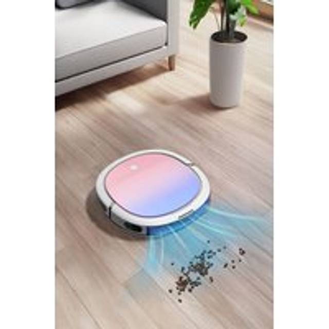 Robot Vacuum Cleaner with Remote Control/APP/Voice - Baby Pink - One Size