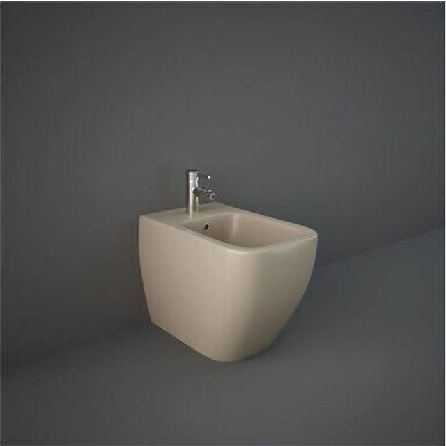 RAK Ceramics Feeling Back to Wall Bidet | Matt Cappuccino | 337mm x 400mm x 525mm