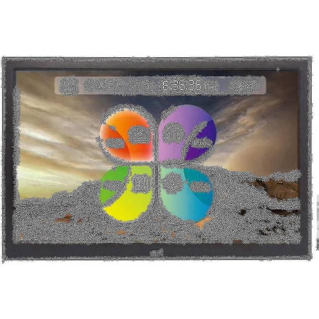 Digital Picture Frame, 12 Inch Photo Frame with Wireless Remote Control, Support SD Card/USB EU PLUG