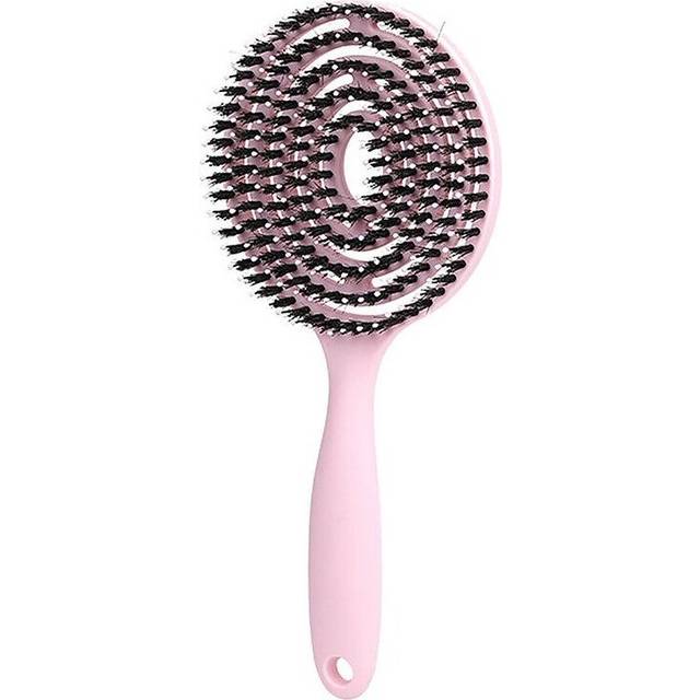 Flamenco Mystique Pink Bristle Hair Brush