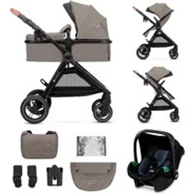 Kinderkraft Esme 3in1 Travel System With Mink Pro Car Seat - Sand Beige