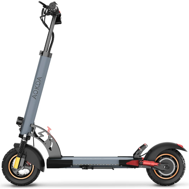 iENYRID A1 Electric Scooter for Adults 10'' Folding Electric Scooter for Commuter, 800W 48V 12.5Ah grå