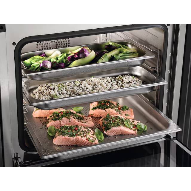 Miele DGC 7460 HCX Pro Handleless Combination Steam Oven - Pearl Beige