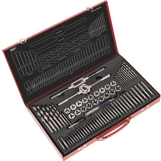 76pc Metric Tap & Split Die Set M3 to M12 - PREMIUM Bar & Socket Threading Tool - Multi - One Size