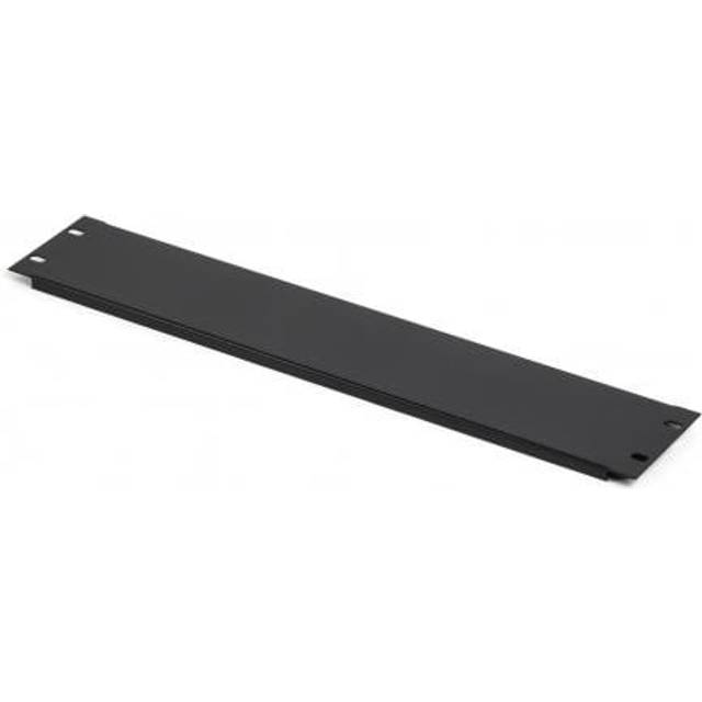 2U rack blank panel for 19' Cabinet, Black (RAL 9005)