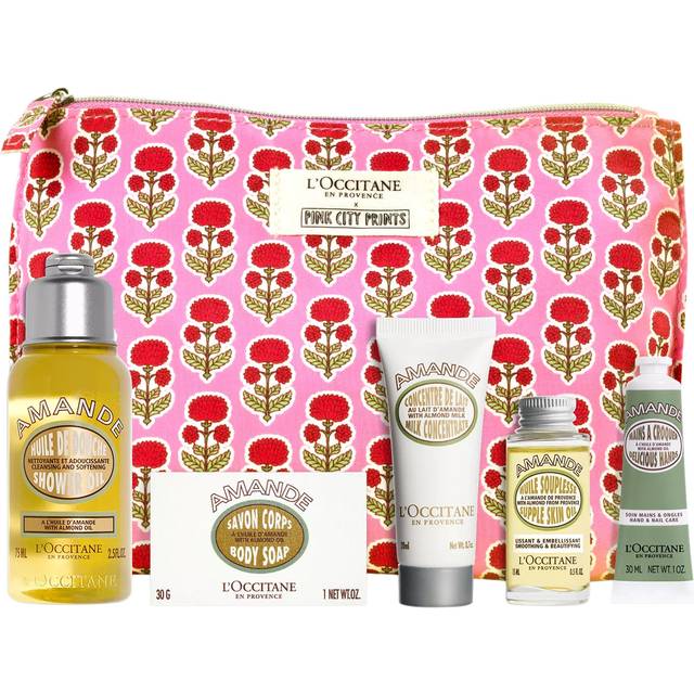 L'OCCITANE Almond Discovery Collection x Pink City Prints Bodycare Gift Set