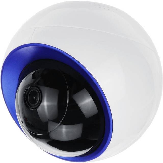 (EU Plug) 1080P 2mp Wireless IP Camera Space Ball Design Cradle Night Vision Function 355 Rotation 90 Rotation
