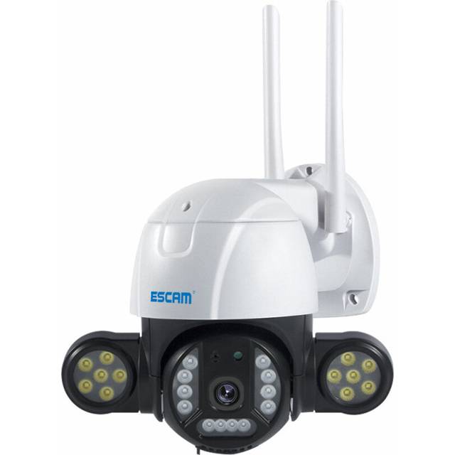 (UK Plug) 3MP PTZ WiFi IP Camera: 4x Zoom, IP66, Two-Way Audio, Night Vision, ONVIF