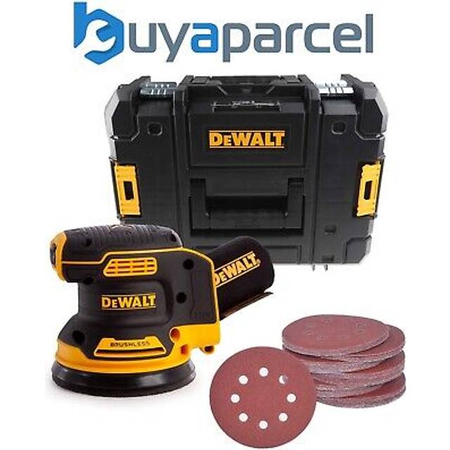 Dewalt - DCW210N Cordless Brushless 18v xr Orbital Sander 125mm + Tstak +50 Sheets