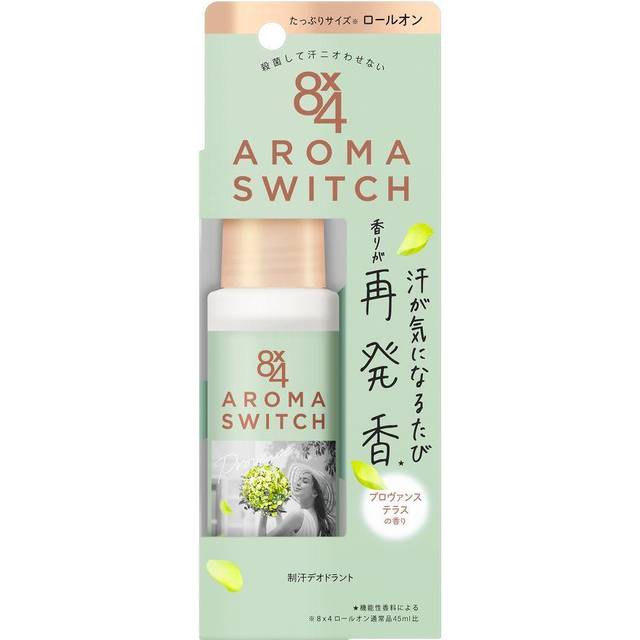 KAO Eight Four 8x4 Aroma Switch Roll-On - Provence Terrace Fragrance 65mL (Quasi-drug) Roll-on mist antiperspirant Antiperspirants Directions for Use]
