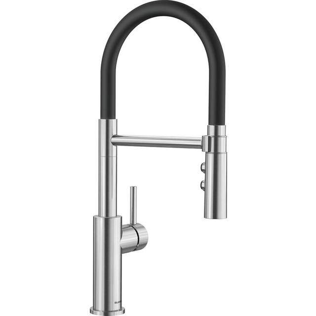 Kitchen Faucet, Stainless Steel Kitchen Faucet, High Pressure Swivel Sink Faucet - silver